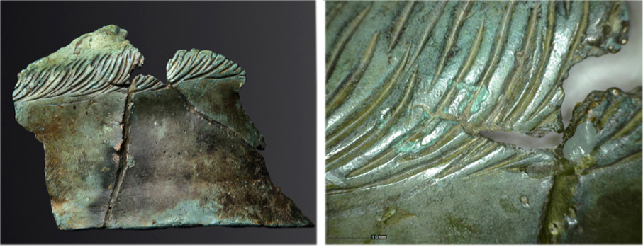 ცხენის ქანდაკების ფრაგმენტი