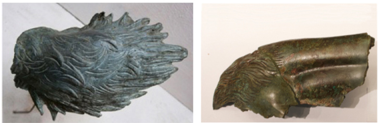 ცხენის ქანდაკების ფრაგმენტი