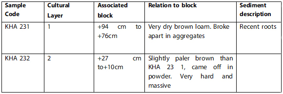  Schematic view of the site as seen in section. The shading shows area of the cave sediments in the cliff face