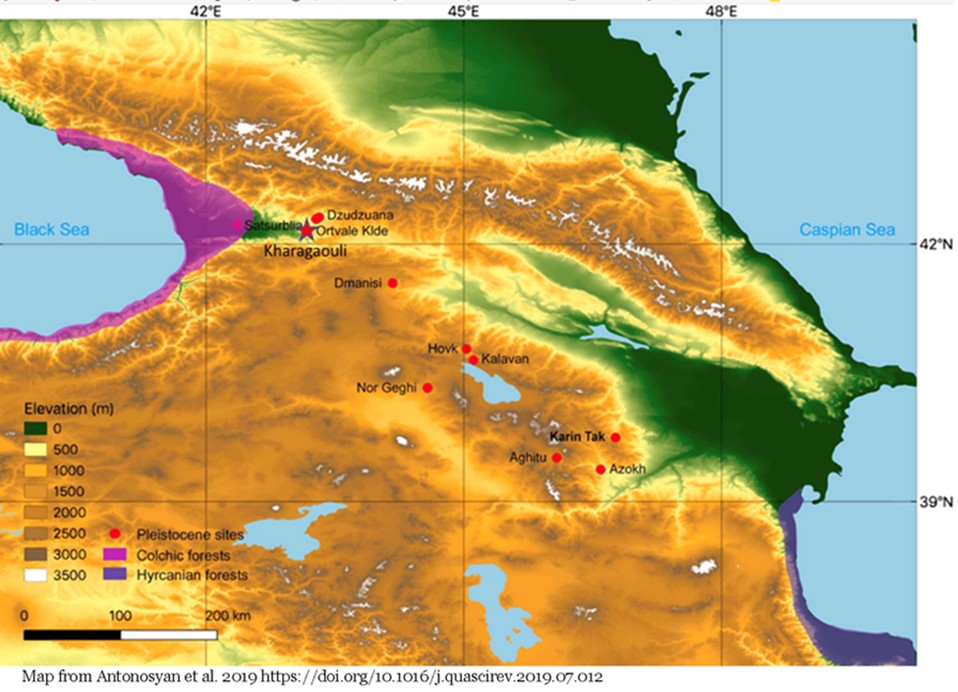 Location map of Kharagauri Cave