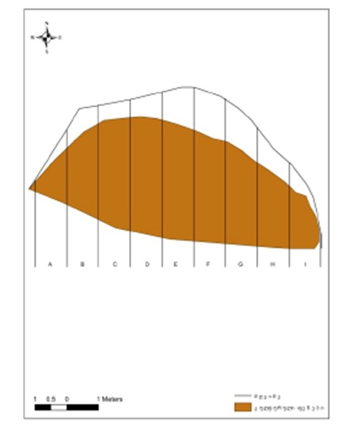 Schematic view of Kharagaurli cave