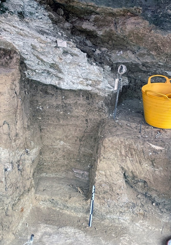 Schematic view of Kharagaurli cave